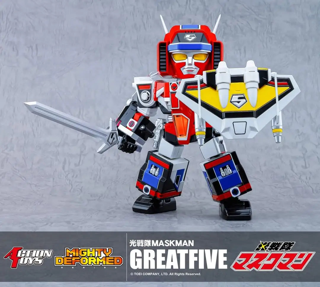 [PREORDER] Action Toys Mighty Deformed Great Five – Maskman