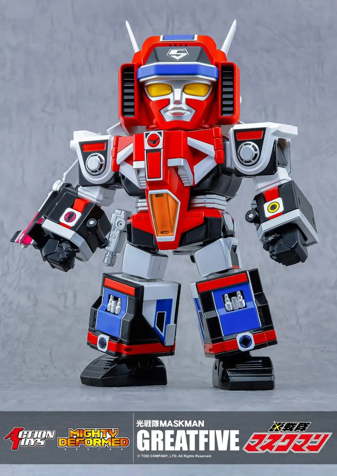 [PREORDER] Action Toys Mighty Deformed Great Five – Maskman