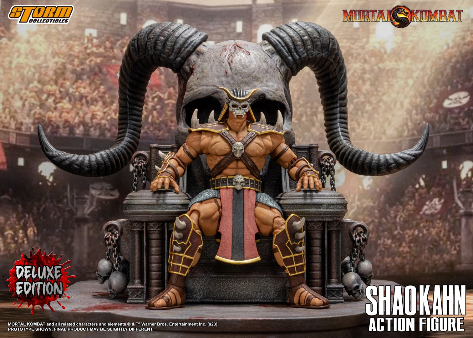 Shao Khan Storm Collectibles Mortal Kombat Action Figure – Deluxe Version