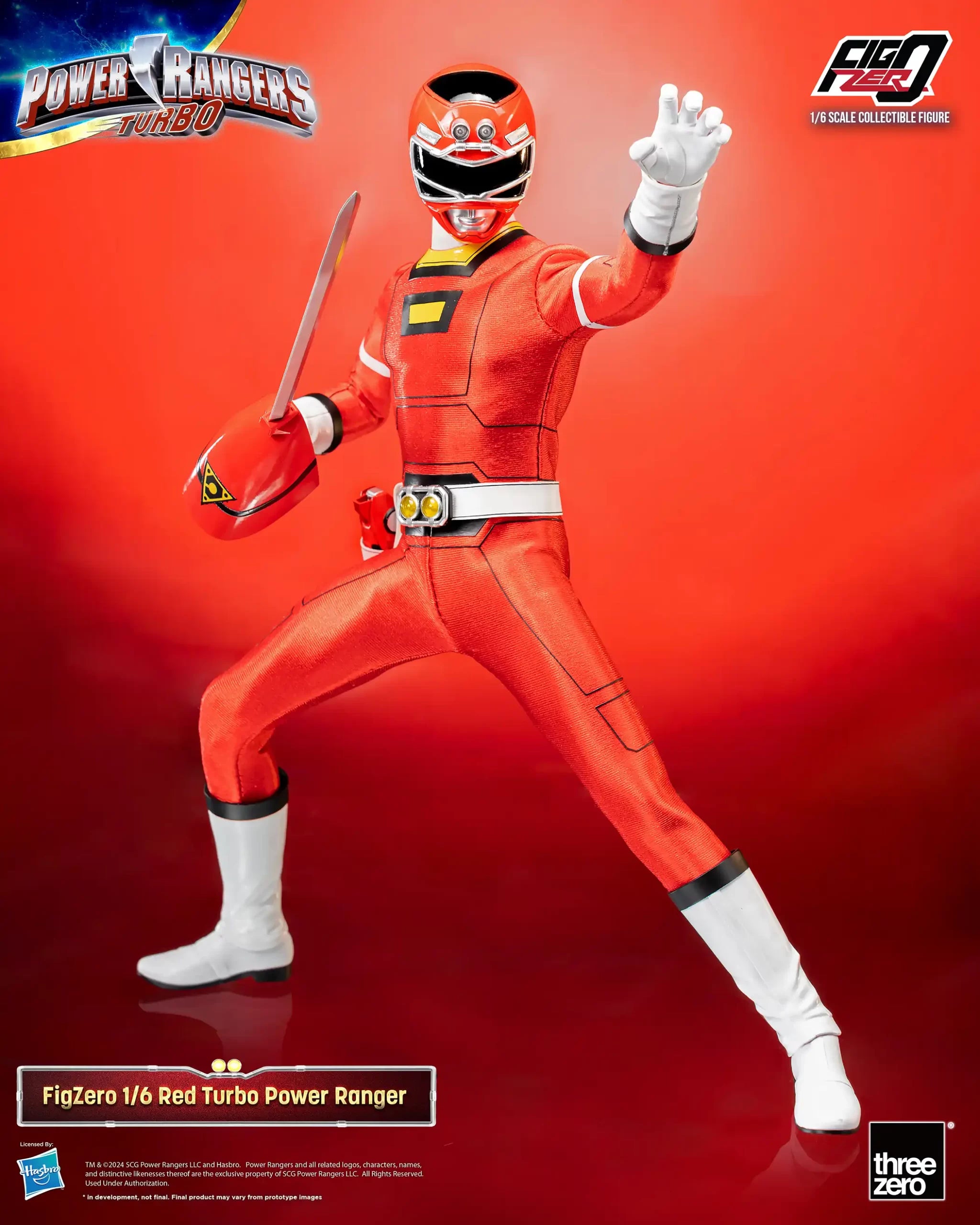 [PREORDER] FigZero Red Turbo Ranger – Power Rangers Turbo 1/6 Scale Figure