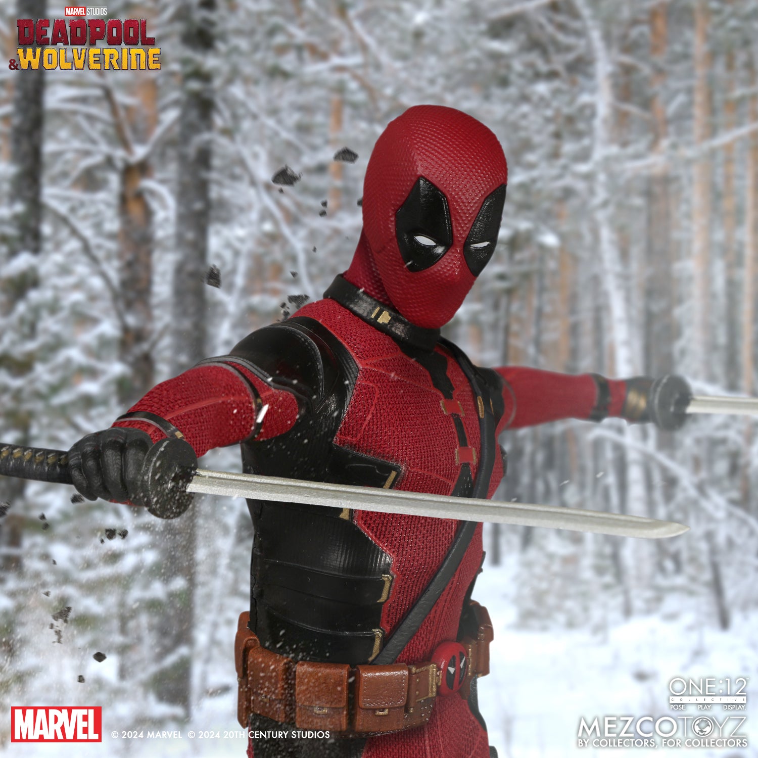 Mezco One:12 Collective Deadpool DLX Action Figure – Deadpool & Wolverine