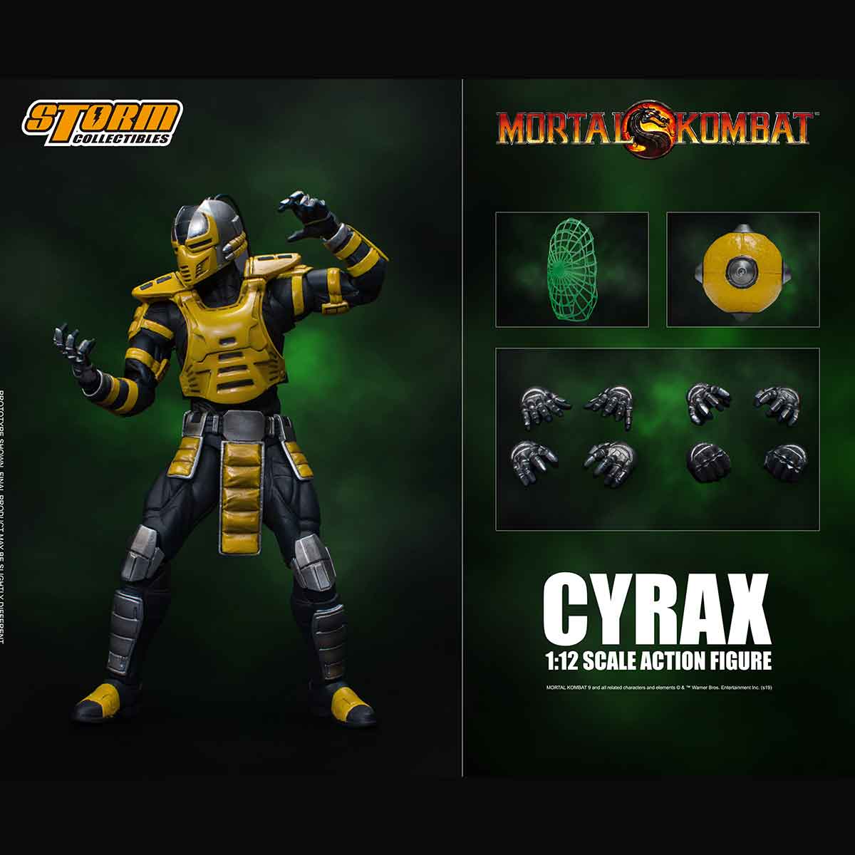 Cyrax – Storm Collectibles Mortal Kombat Figure